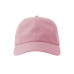 Бейсболка DAD HAT-S, 6 клиньев, металлическая застежка, розовый