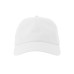Бейсболка DAD HAT-S, 6 клиньев, металлическая застежка, белый