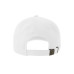 Бейсболка DAD HAT-S, 6 клиньев, металлическая застежка, белый