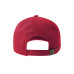 Бейсболка DAD HAT-S, 6 клиньев, металлическая застежка, красный