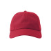 Бейсболка DAD HAT-S, 6 клиньев, металлическая застежка, красный