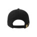 Бейсболка DAD HAT-S, 6 клиньев, металлическая застежка, черный
