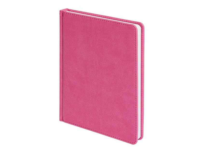 Ежедневник недатированный Bliss, А5,  розовый, белый блок, без обреза, Розовый