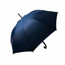 Зонт-трость ANTI WIND, пластиковая ручка, полуавтомат, Темно-синий