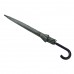 Зонт-трость ANTI WIND, пластиковая ручка, полуавтомат, Темно-серый