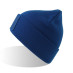 Шапка вязаная двойная Wind-S с патчем, Ярко-синий