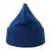 Шапка вязаная  двойная Wind-S с патчем, Ярко-синий