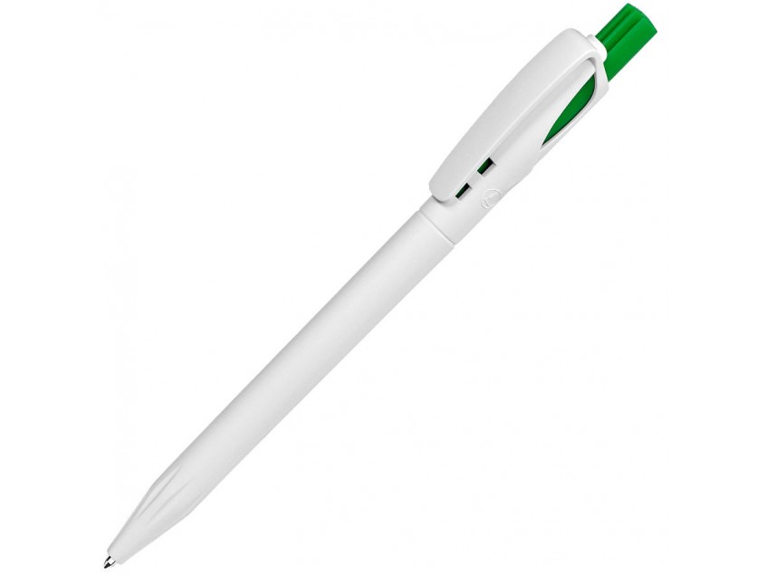 Ручка шариковая TWIN WHITE, Зеленый