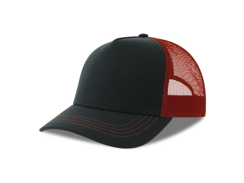 Бейсболка RAPPER CANVAS-S, 5 клиньев, пластиковая застёжка, Темно-синий