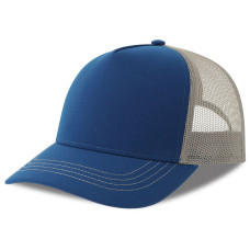 Бейсболка RAPPER CANVAS-S, 5 клиньев, пластиковая застёжка, Синий ройал