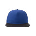 Бейсболка BANK FIVE-S, 5 клиньев, пластиковая застёжка, Синий ройал