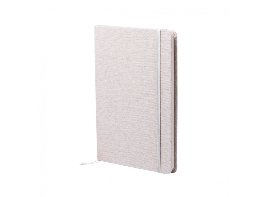 Блокнот для записей TELMAK, белый, хлопок, 14 x 21 x 1.5 cm  , Белый
