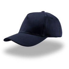 Бейсболка детская KID START FIVE, 5 клиньев, застежка на липучке, Темно-синий