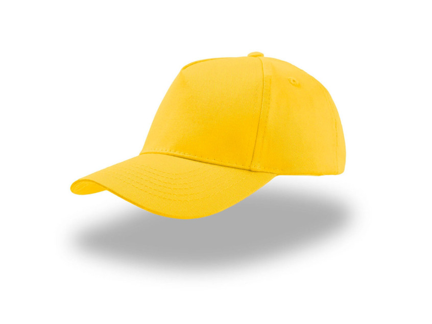 Бейсболка детская KID START FIVE, 5 клиньев, застежка на липучке, Жёлтый