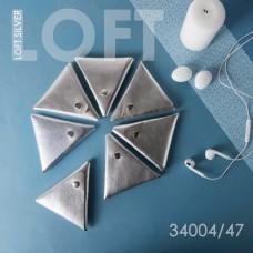 Чехол для наушников LOFT SILVER, Серебристый