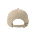 Бейсболка DAD HAT-S, 6 клиньев, металлическая застежка, песочный