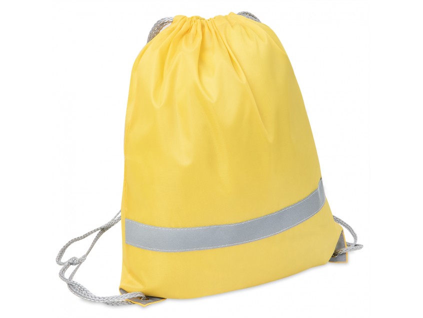 Рюкзак мешок RAY со светоотражающей полосой, Жёлтый