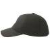 Бейсболка DAD HAT-S, 6 клиньев, металлическая застежка, темно-серый