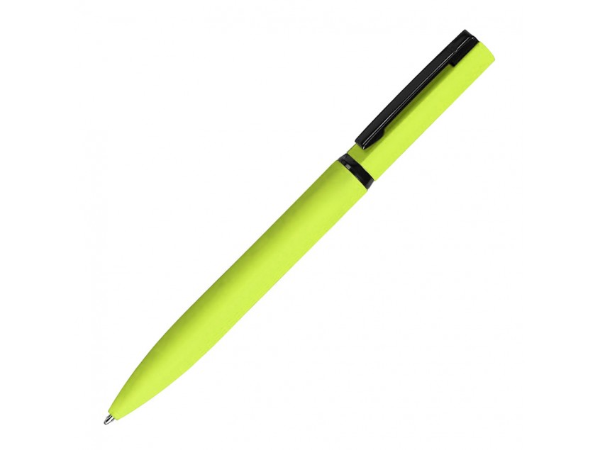 Ручка шариковая MIRROR BLACK, покрытие soft touch, Зеленый