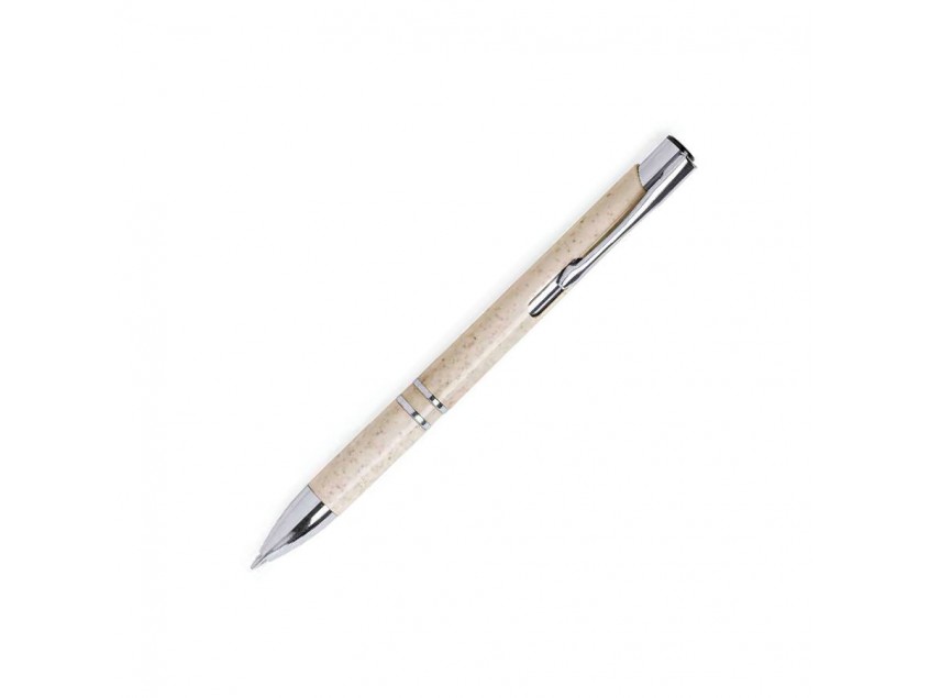 Ручка шариковая NUKOT,  пластик с зерноволокном, Бежевый
