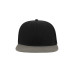 Бейсболка SNAP BACK, 6 клиньев,  пластиковая застежка, Черный