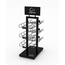 Стойка настольная_ATLANTIS BLACK RETAIL DOUBLE SIDE DISPLAY , черный