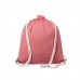 Сумка-рюкзак FENIN из переработанного хлопка, Красный