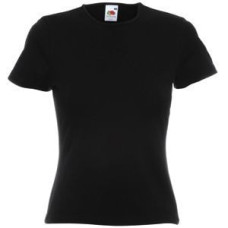 Футболка женская LADY FIT CREW NECK T 210, Черный