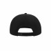Бейсболка SNAP BACK, 6 клиньев, пластиковая застежка, черный, красный