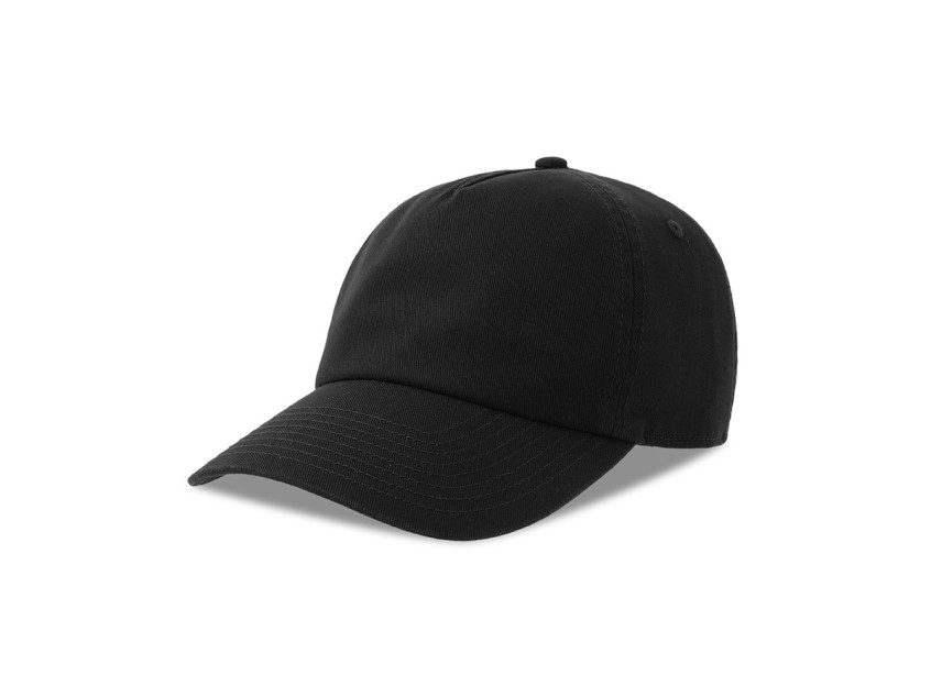 Бейсболка DAD HAT-S, 6 клиньев, металлическая застежка, черный