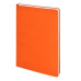 Бизнес-блокнот SMARTI, A5, оранжевый, мягкая обложка, в клетку, Оранжевый
