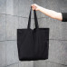 Большая сумка шоппер хлопковый MALL BIG 220, 42 x 45 x 14 см, длина ручек 64 х 2,5, черный