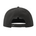 Бейсболка SNAP BACK-S, 6 клиньев, пластиковая застежка, черный