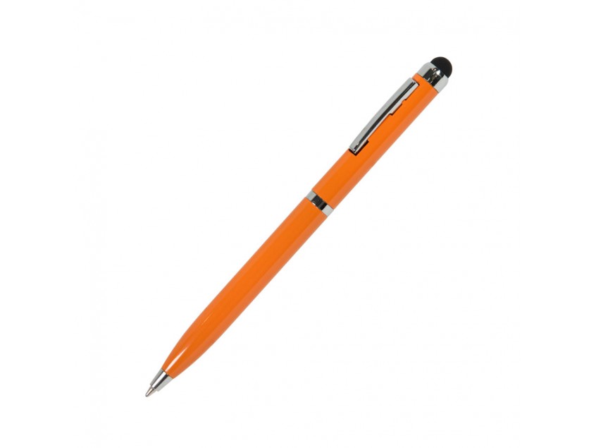Ручка шариковая со стилусом CLICKER TOUCH, Оранжевый