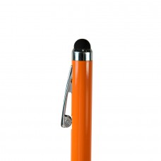 Ручка шариковая со стилусом CLICKER TOUCH, Оранжевый