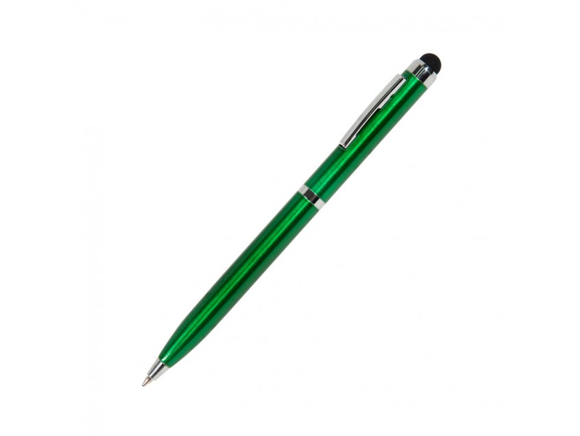 Ручка шариковая со стилусом CLICKER TOUCH, Зеленый