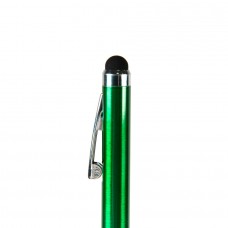 Ручка шариковая со стилусом CLICKER TOUCH, Зеленый