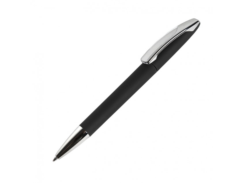 Ручка шариковая VIEW, пластик/металл, покрытие soft touch, Черный