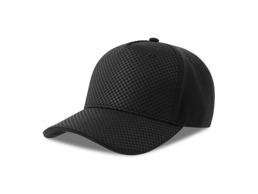 Бейсболка GEAR-S, 5 клиньев, застёжка на липучке, черный