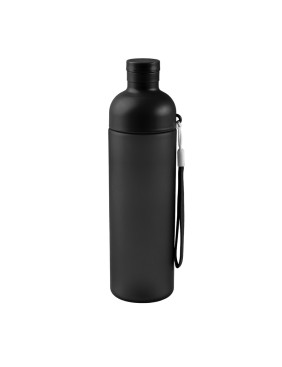 Бутылка для воды PASEO, 600 мл; черная, пластик, Черный
