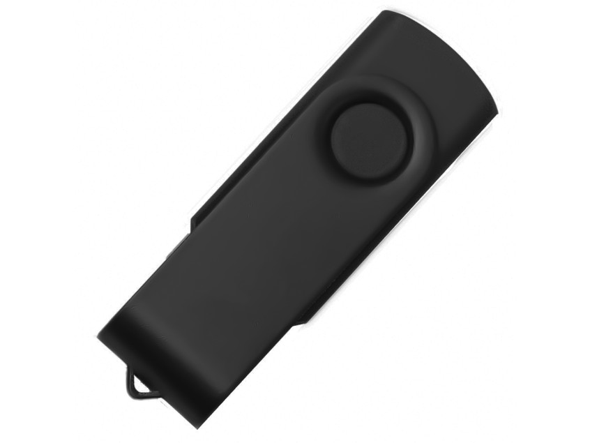 USB flash-карта DOT (16Гб), черный, 5,8х2х1,1см, пластик, металл