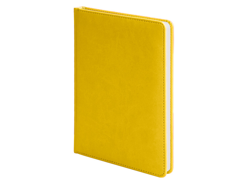 Ежедневник недатированный Campbell, формат А5,  в линейку, желтый