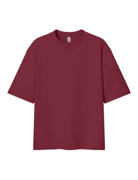 Футболка унисекс оверсайз LIBRA 220, Бордовый
