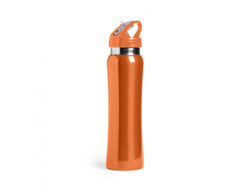 Бутылка для воды SMALY, нержавеющая сталь, 800 мл, оранжевый, Оранжевый