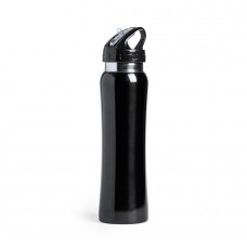 Бутылка для воды SMALY, нержавеющая сталь, 800 мл, черный, Черный