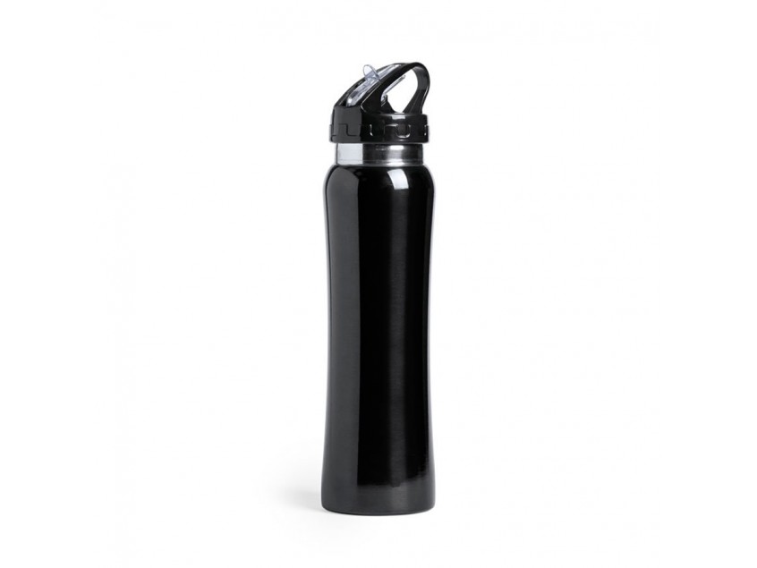 Бутылка для воды SMALY, нержавеющая сталь, 800 мл, черный, Черный