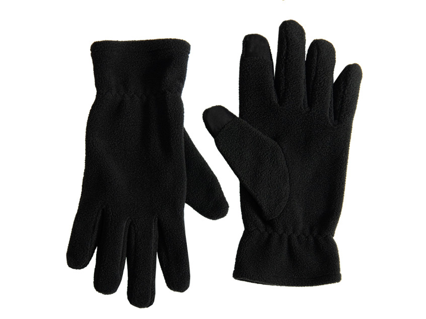 Перчатки флисовые сенсорные TRAIL S/M 220 , черный