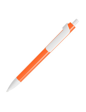 Ручка шариковая FORTE NEON, оранжевый, белый