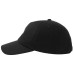 Бейсболка DAD HAT-S, 6 клиньев, металлическая застежка, черный