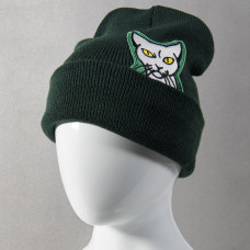 Шапка вязаная двойная WIND с отворотом, Розовый